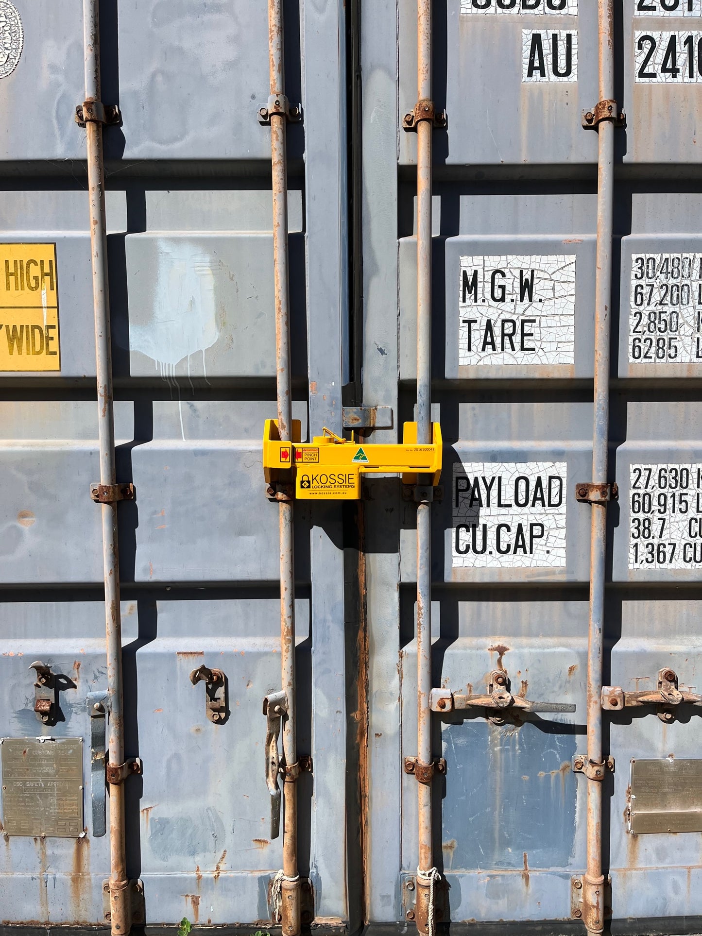 Kossie Container Lock